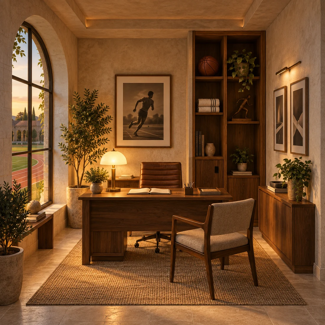 Athletes exhibit room